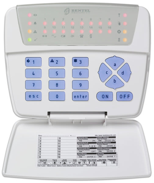 BENTEL SECURITY SR - BSYBKB-LED TASTIERA CLASSIKA LED