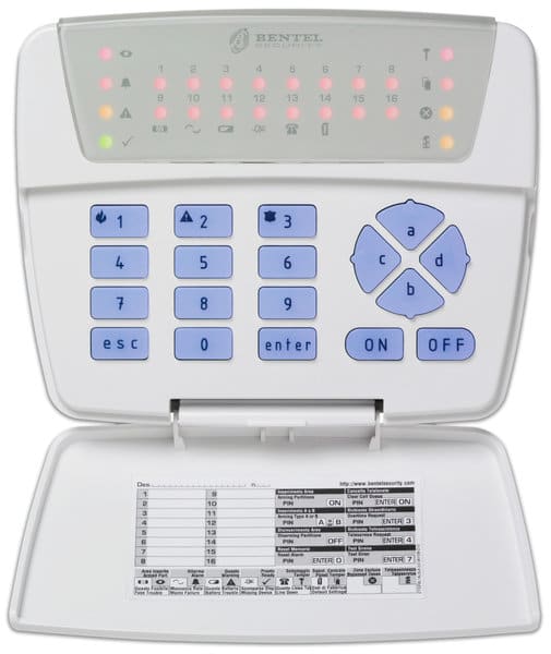 BENTEL SECURITY SR - BSYBKB-LED TASTIERA CLASSIKA LED