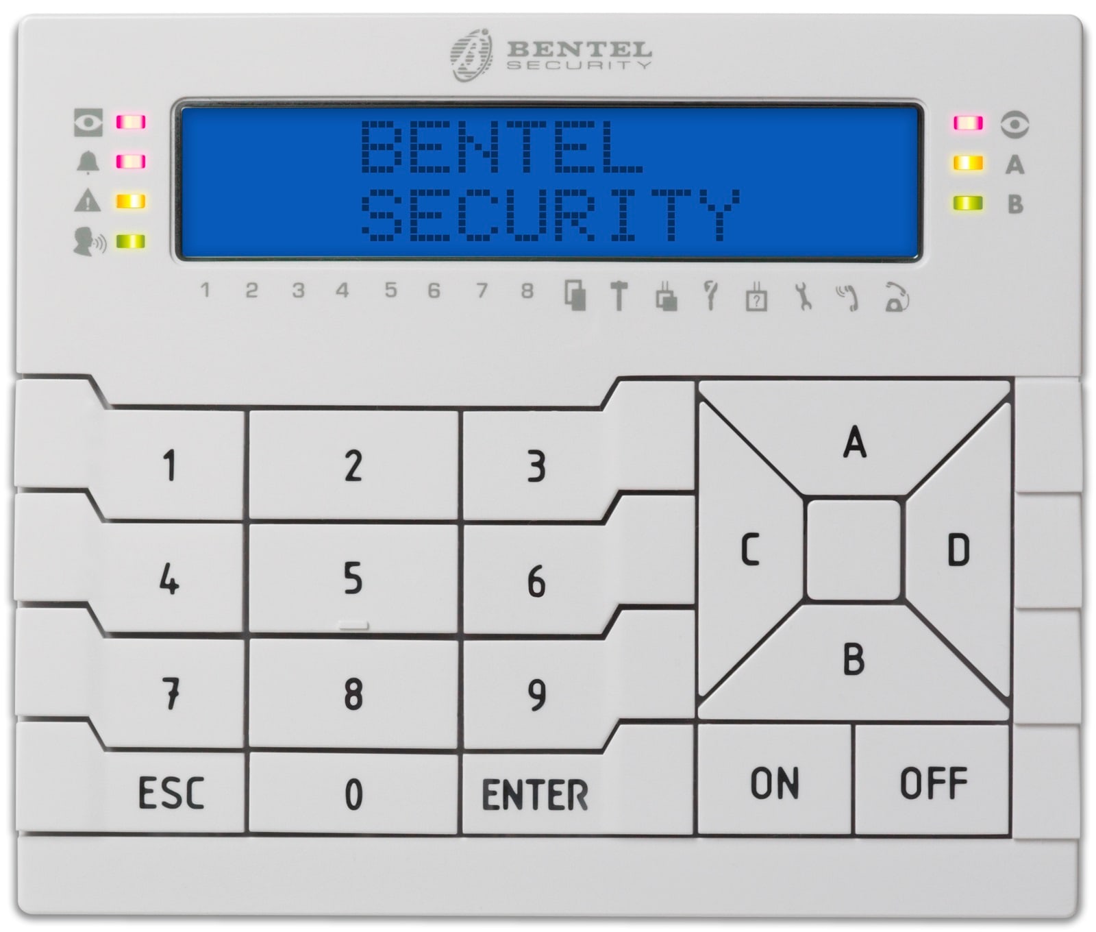BENTEL SECURITY SR - BSYBKP-LCD TASTIERA PREMIUM LCD, CON LETTORE DI PRO