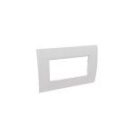 BTICINO - BTI120057BA INTERLINK - PLACCA 4MOD LL BIA COLONNE C