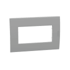 BTICINO - BTI120067G INTERLINK - PLACCA MATIXGO 4P COL. CURVE