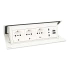BTICINO - BTI150482NW INCARA - POP-UP 3XP30 + P17/11 + USB A+C