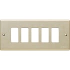 BTICINO - BTI505/5 MAGIC - PLACCA CON VITI A 5 POSTI OXIDAL