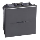 BTICINO - BTIHS4005M2N AXO - PULSANTE AX 1P NO 10A 2M ANTRACITE