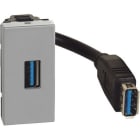 BTICINO - BTIJG4285P MATIXGO - CONNETTORE USB A PRECONN GRIGI