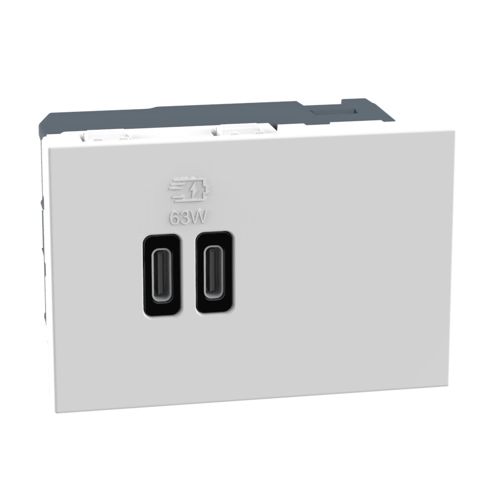 BTICINO - BTIJW4395CC MATIXGO - CARICATORE USB CC PD 3M BIANCO