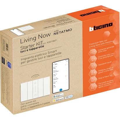 BTICINO - BTIK3010KIT L.NOW - STARTERKIT LUCI TAPPARELLE