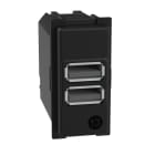 BTICINO - BTIK4191AA L.NOW - CARICATORE USB TIPO A+A 1M