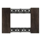 BTICINO - BTIKA4803LG L.NOW- PLACCA 3P NOCE