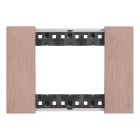 BTICINO - BTIKA4803ZM L.NOW - PLACCA 3P RAME