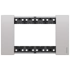 BTICINO - BTIKA4804KS L.NOW - placca 4M STEEL