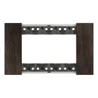 BTICINO - BTIKA4804LG L.NOW- PLACCA 4P NOCE