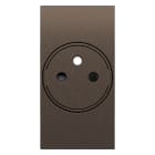 BTICINO - BTIKB55F L.NOW - cover presa FR/BE FLAT 2M bronze