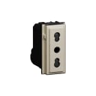 BTICINO - BTIKC4180 L.NOW - PRESA 2P+T 10/16A 250VAC CHAMPAG