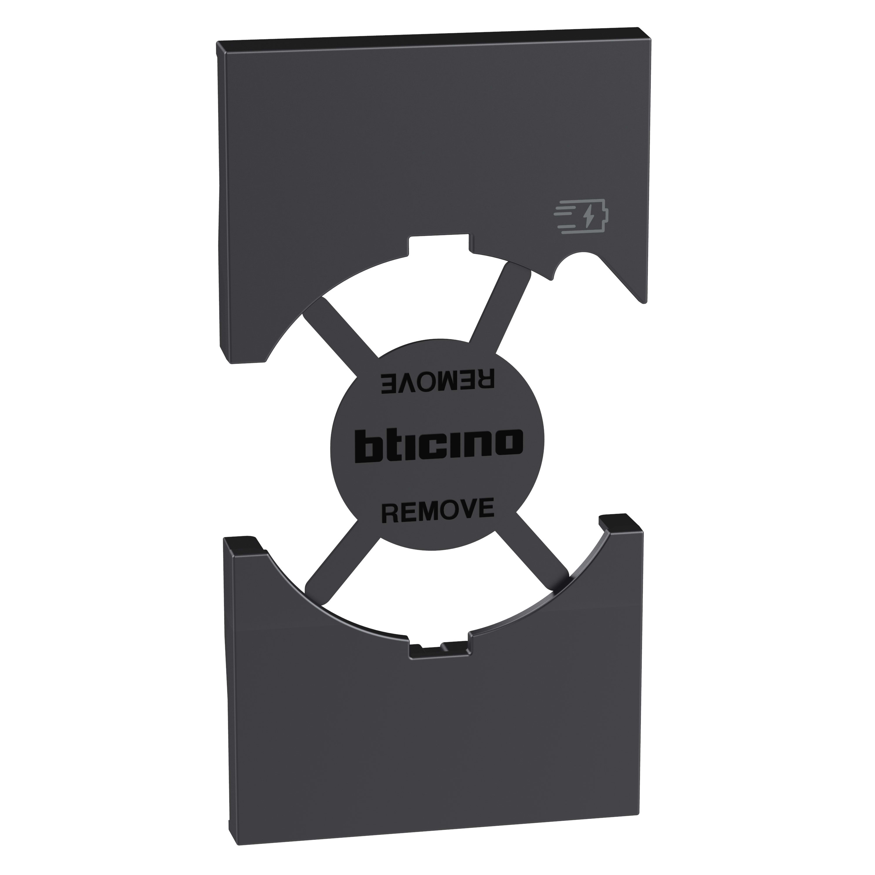 BTICINO - BTIKG68 L.NOW - COV. PRESA P40+USB 2M NERA