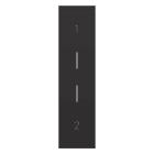 BTICINO - BTIKGM23MH L.NOW - cover MH 1-2 1M nero