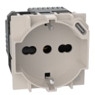 BTICINO - BTIKM4140A16USB L.NOW - PRESA ITA P40+USB 18W TIPOC SABB