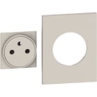 BTICINO - BTIKM55M3F L.NOW - COVER PRESA FR/BE FLAT 3M SABBIA