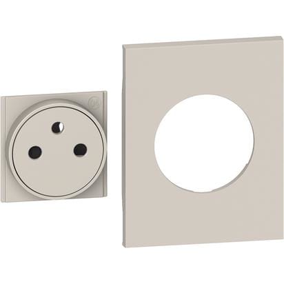 BTICINO - BTIKM55M3F L.NOW - COVER PRESA FR/BE FLAT 3M SABBIA