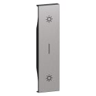 BTICINO - BTIKS05L L.NOW - COVER DOPPIO PULSANTE 1M STEEL