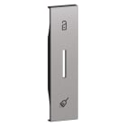 BTICINO - BTIKS06H L.NOW - cover commutatore hotel 1M steel