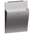 BTICINO - BTIKS22M2 L.NOW - cover tasca portabadge 2M steel