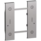BTICINO - BTIKS37M2 L.NOW-Cover 4 scenari wireless steel
