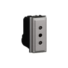 BTICINO - BTIKS4113 L.NOW - presa 2P+T 10A 250Vac steel