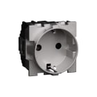 BTICINO - BTIKS4141 L.NOW - presa std tedesco 2P+T steel