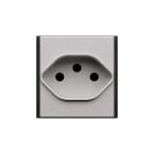 BTICINO - BTIKS4164T13 L.NOW - Presa T13 10A 2M steel