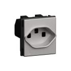 BTICINO - BTIKS4164T23 L.NOW - Presa T23 16A 2M steel