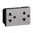 BTICINO - BTIKS4185 L.NOW - PRESA DUPLEX UNI 2P+T 16A STEEL