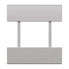 BTICINO - BTIKS52 L.NOW - cover presa US-EU/US 3M steel