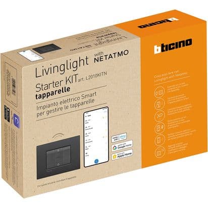BTICINO - BTIL2010KITN LL - STARTER KIT TAPPARELLE NEW ANTRACIT