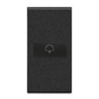 BTICINO - BTIL4916D Axial-Wippe Glocke 1-Modulig Anthrazit