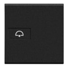 BTICINO - BTIL4916M2D Axial-Wippe Glocke 2-Modulig Anthrazit