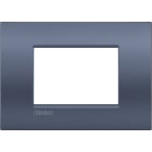 BTICINO - BTILNC4803BM LL - PLACCA 3P BLUE MOON