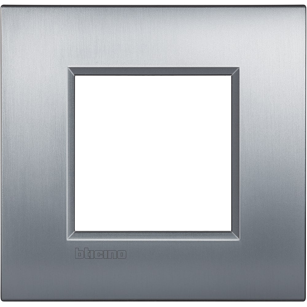 BTICINO - BTILNE4802CRS LL - PLACCA 2P CROMO SPAZZOLATO