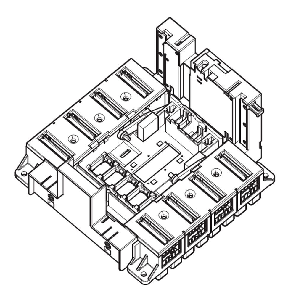 BTICINO - BTIM7B25 MEGA M5 BASE ESTRAIBILE ATTACCHI ANTE 3P