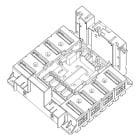 BTICINO - BTIM7B28 MEGA M5 BASE ESTRAIBILE ATTACCHI POST 4P