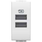 BTICINO - BTIN4191AA LL - CARICATORE USB TIPO A+A 1M BIANCO