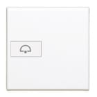 BTICINO - BTIN4916M2D Axial-Wippe + Glocke 2-Modulig Weiss