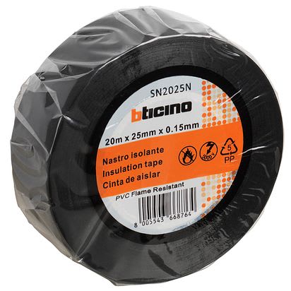 BTICINO - BTISN2025N NASTRO ISOLANTE 25MM X 20M NERO