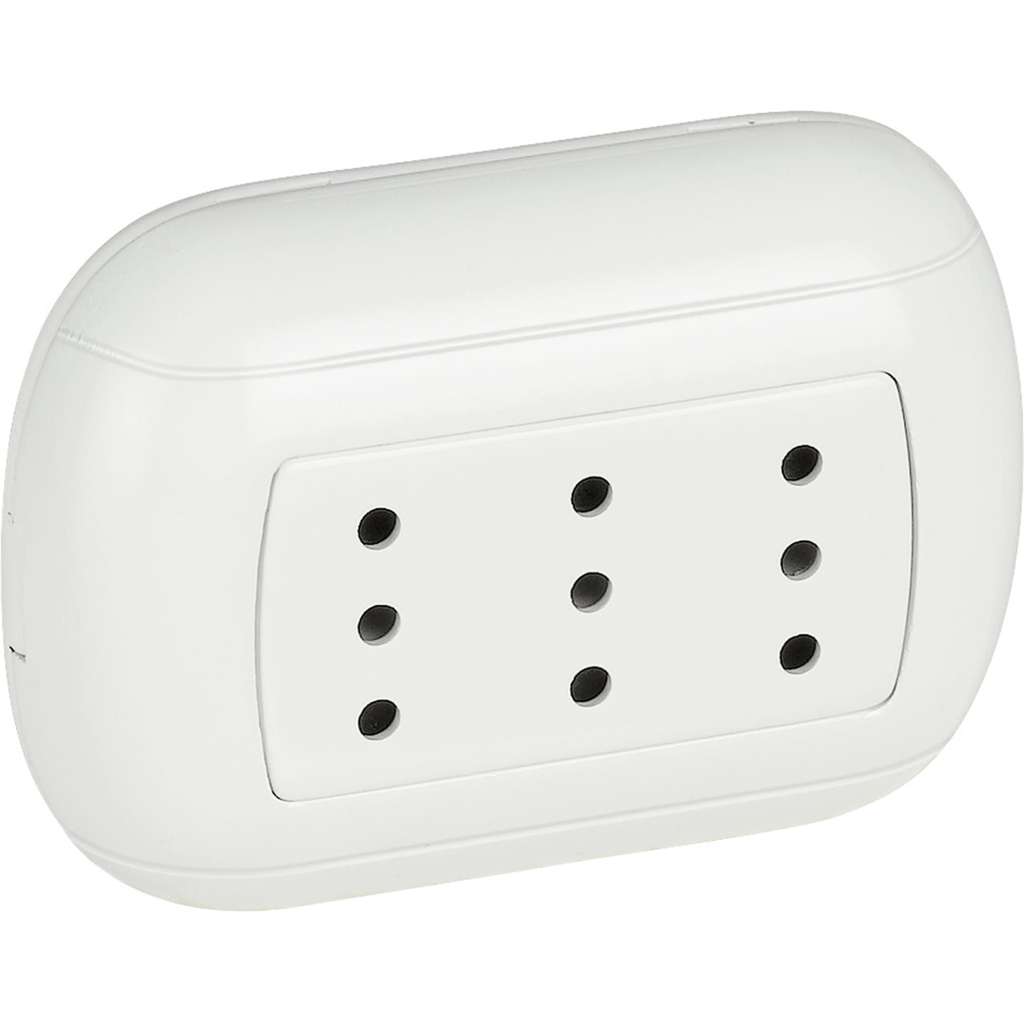 BTICINO - BTISP93BF KIT OVAL - PRESA TRIPLEX 2P+T 10A BIANCA