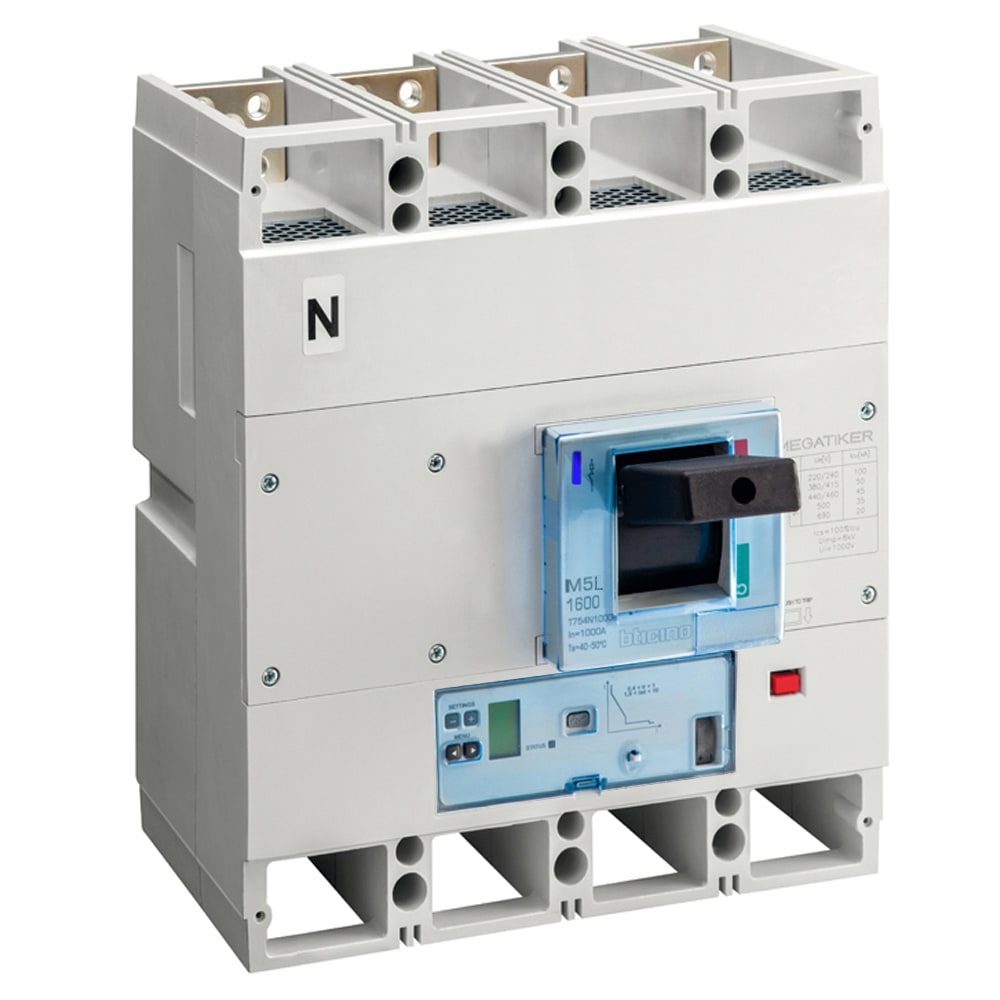 BTICINO - BTIT754L1000M MEGATIKER M5 - S2+M 4P 1000A 100KA
