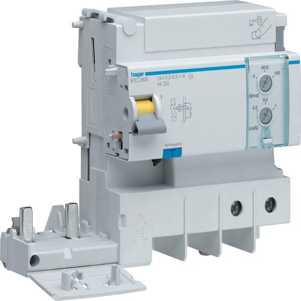 HAGER - HAGBTC280E BLOCCO DIFF. 125A 300-500-1000MA AC REG