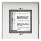 BTICINO - BTI350612 1-moduliger Aufputzkasten, 1-reihig, Far