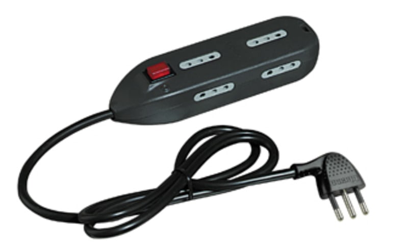 BTICINO - BTI3667G/B MULTIPRESA - MINI6 6 PR 10A + INT E CAVO