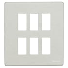 BTICINO - BTI506/6/X MAGIC - PLACCA 3+3P OXIDAL