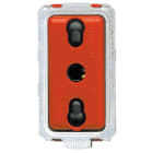 BTICINO - BTI5180R MAGIC - PRESA BIPASSO 2P+T 10/16A ROSSA